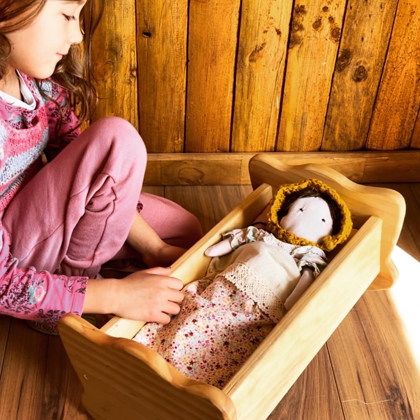 Cuna Mecedora de muñecas Acuna