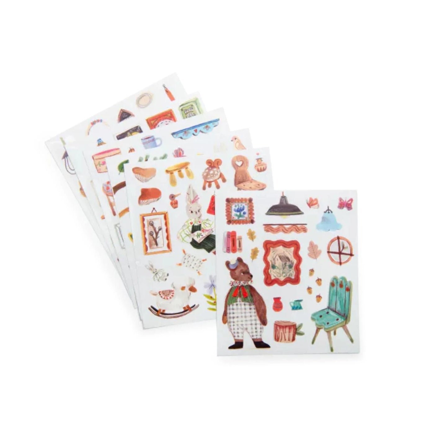 Libro para pintar y de Stickers Les Minouschkas