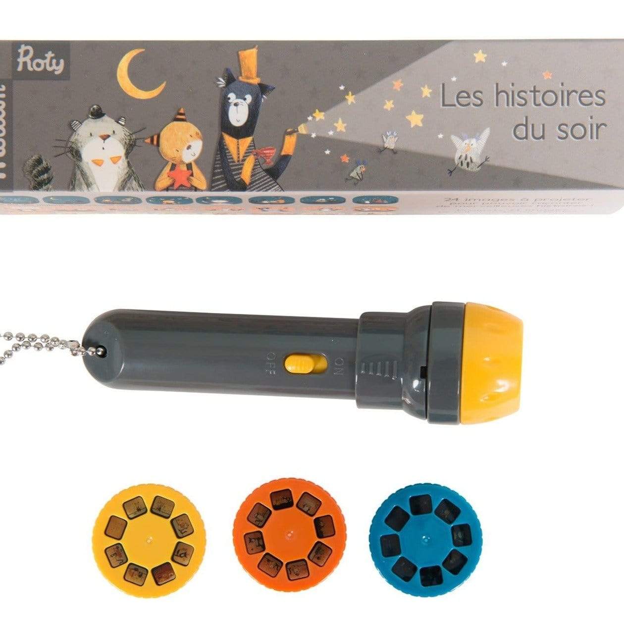 Linterna de historias Les Moustache