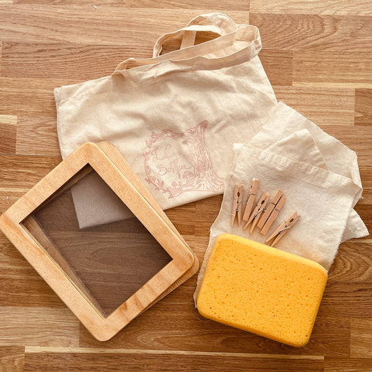 Kit para hacer papel reciclado