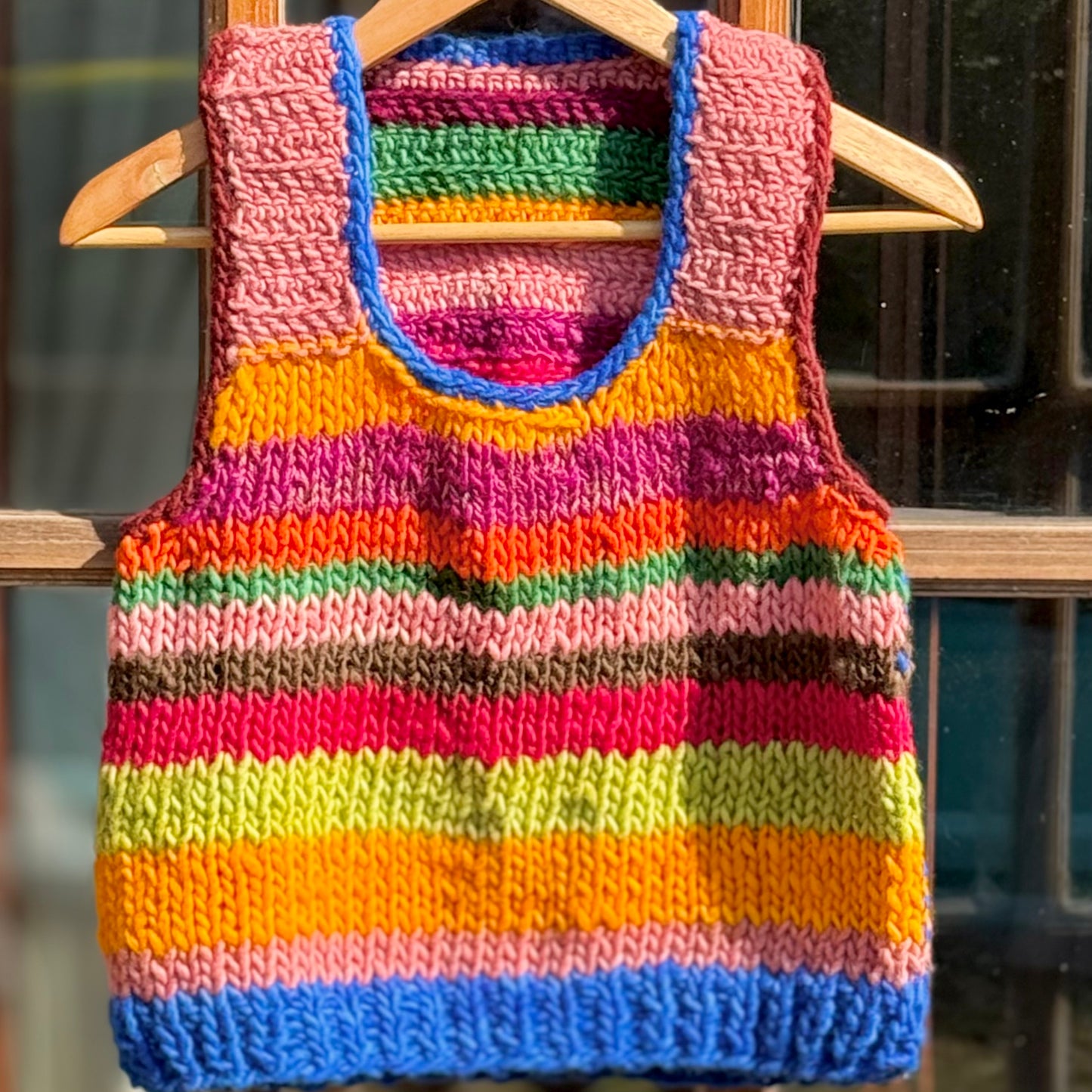 Chaleco Lana Arcoiris