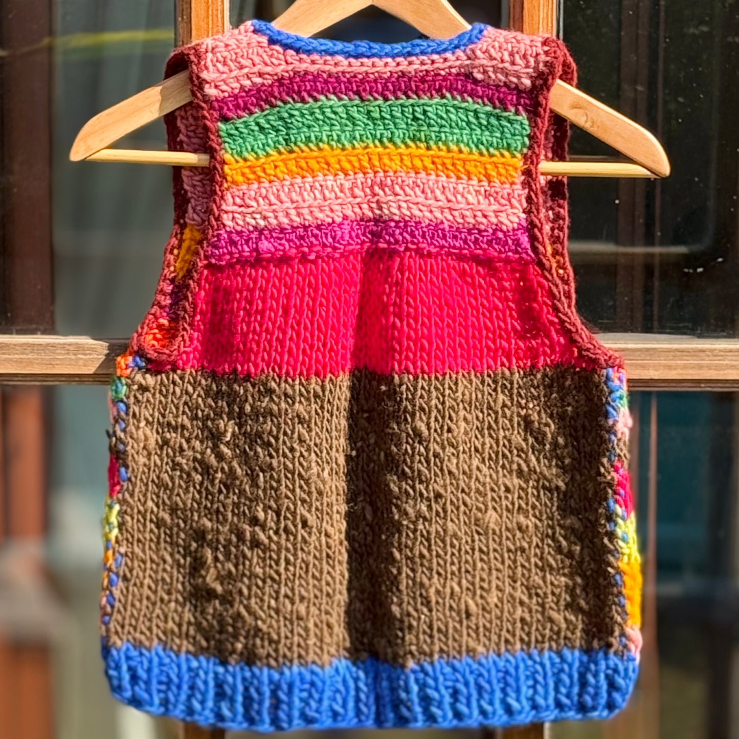 Chaleco Lana Arcoiris