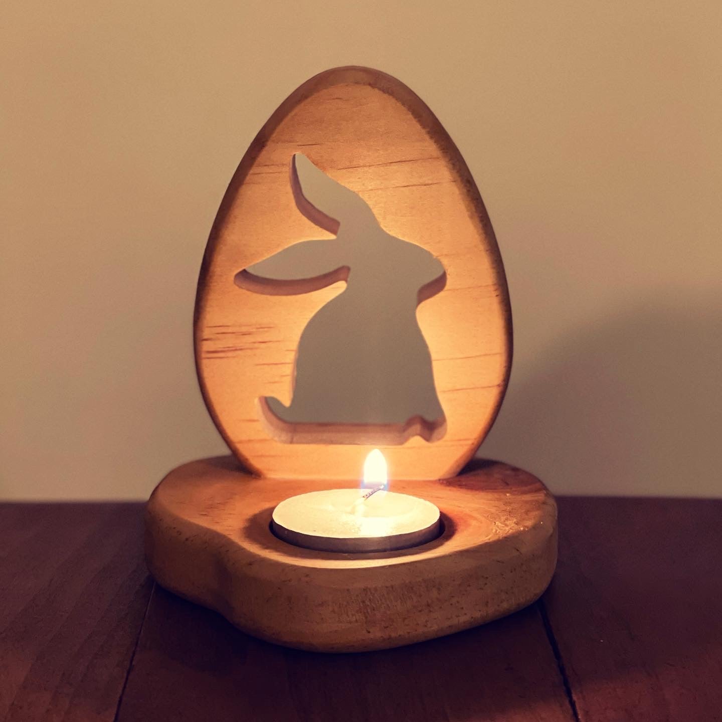 Portavelas Liebre de Pascua