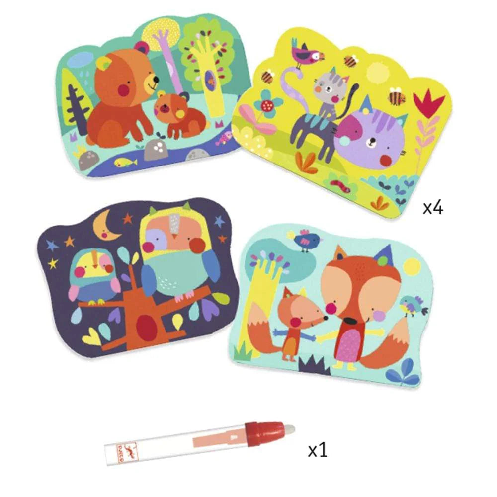 Set de pintura mágica Escondidos en el bosque