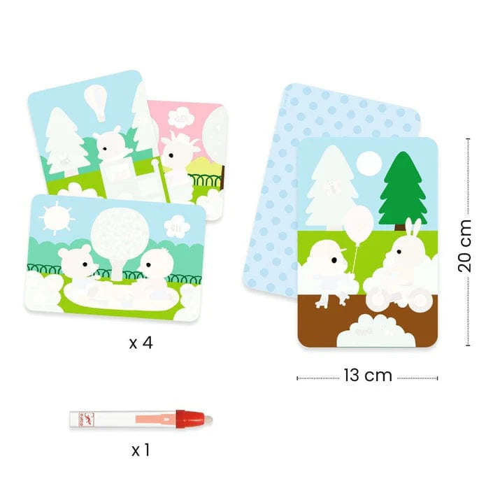 Set de pintura mágica Escondidos en el parque